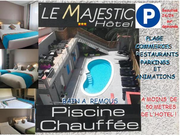 Hotel Le Majestic Canet Plage Exterior photo